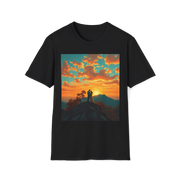 Support Love Sunset T-Shirt – Couples Graphic Tee