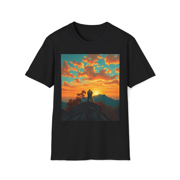 Support Love Sunset T-Shirt – Couples Graphic Tee