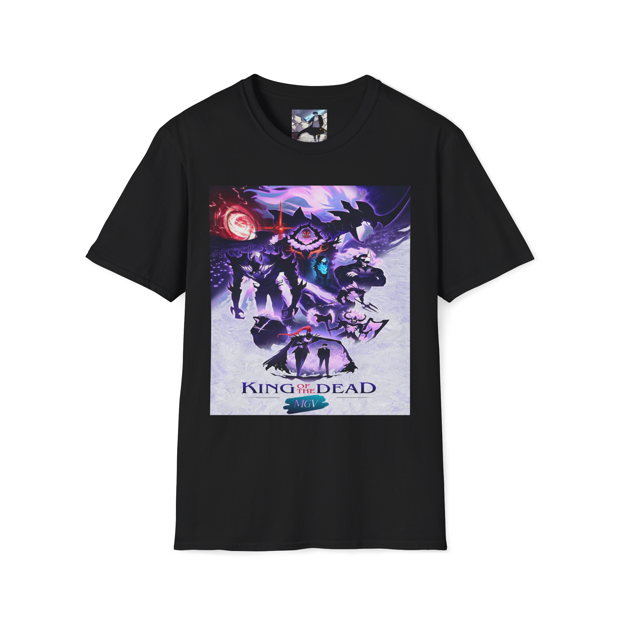 King of the Dead Graphic Tee – Gamer Halloween Shirt