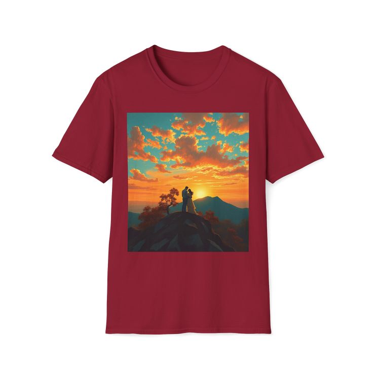 Support Love Sunset T-Shirt – Couples Graphic Tee