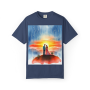 Romantic Sunset Couple T-Shirt – Anniversary Gift Tee