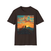 Support Love Sunset T-Shirt – Couples Graphic Tee