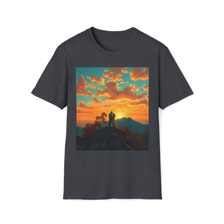Support Love Sunset T-Shirt – Couples Graphic Tee