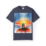 Romantic Sunset Couple T-Shirt – Anniversary Gift Tee