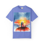 Romantic Sunset Couple T-Shirt – Anniversary Gift Tee