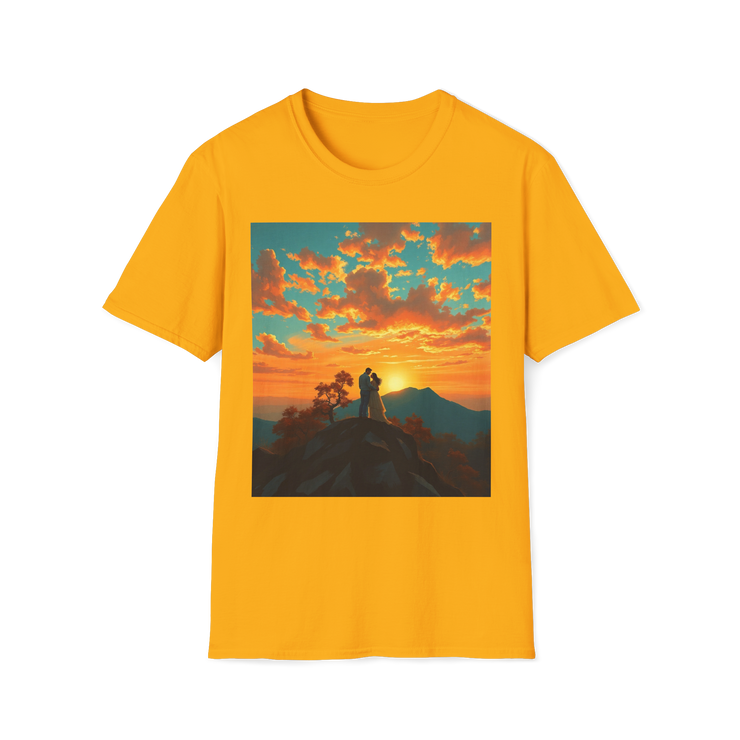 Support Love Sunset T-Shirt – Couples Graphic Tee