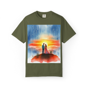 Romantic Sunset Couple T-Shirt – Anniversary Gift Tee