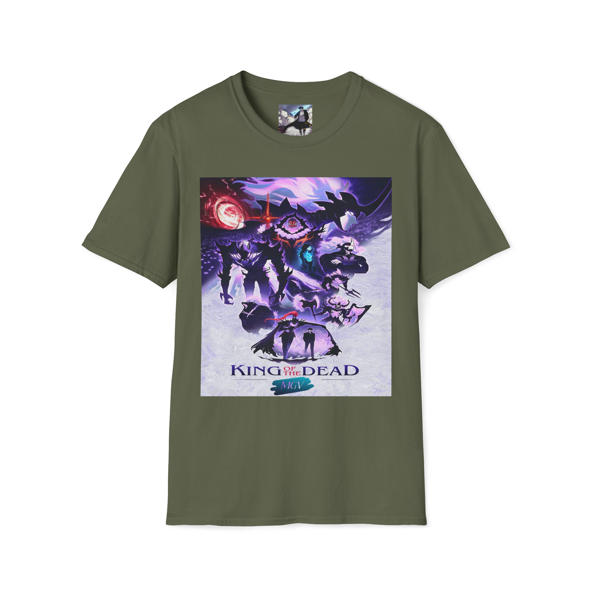King of the Dead Graphic Tee – Gamer Halloween Shirt
