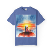 Romantic Sunset Couple T-Shirt – Anniversary Gift Tee