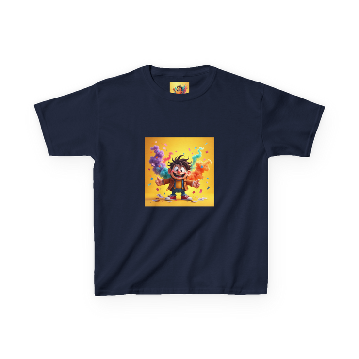 Kids Cartoon Character Graphic Tee – Fun Birthday Shirt