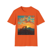 Support Love Sunset T-Shirt – Couples Graphic Tee