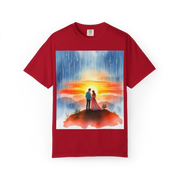 Romantic Sunset Couple T-Shirt – Anniversary Gift Tee