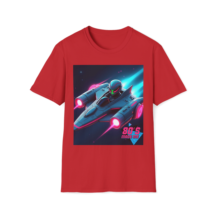Retro 80s Sci-Fi Graphic Tee – Vintage Space T-Shirt