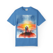 Romantic Sunset Couple T-Shirt – Anniversary Gift Tee