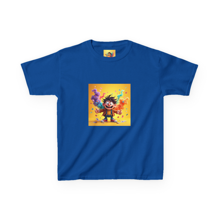 Kids Cartoon Character Graphic Tee – Fun Birthday Shirt