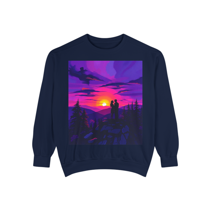 Sunset Romance Sweatshirt – Boho Mountain Pullover