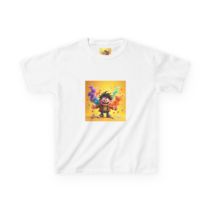 Kids Cartoon Character Graphic Tee – Fun Birthday Shirt