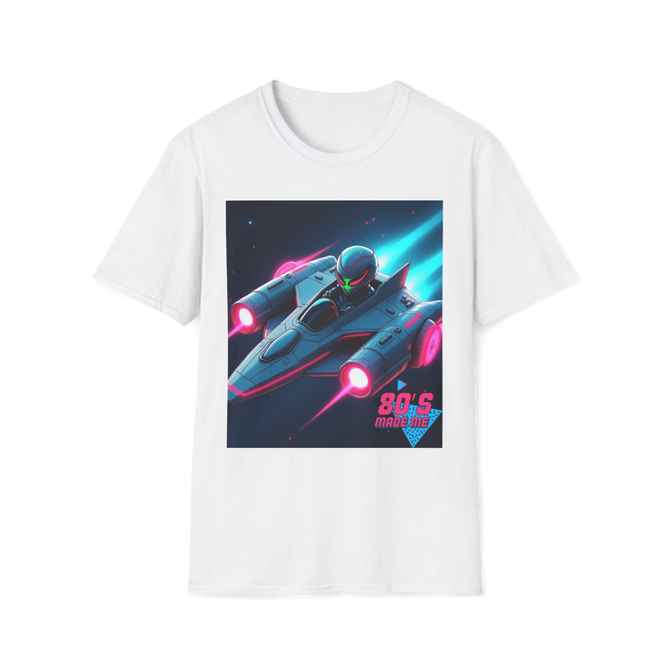 Retro 80s Sci-Fi Graphic Tee – Vintage Space T-Shirt