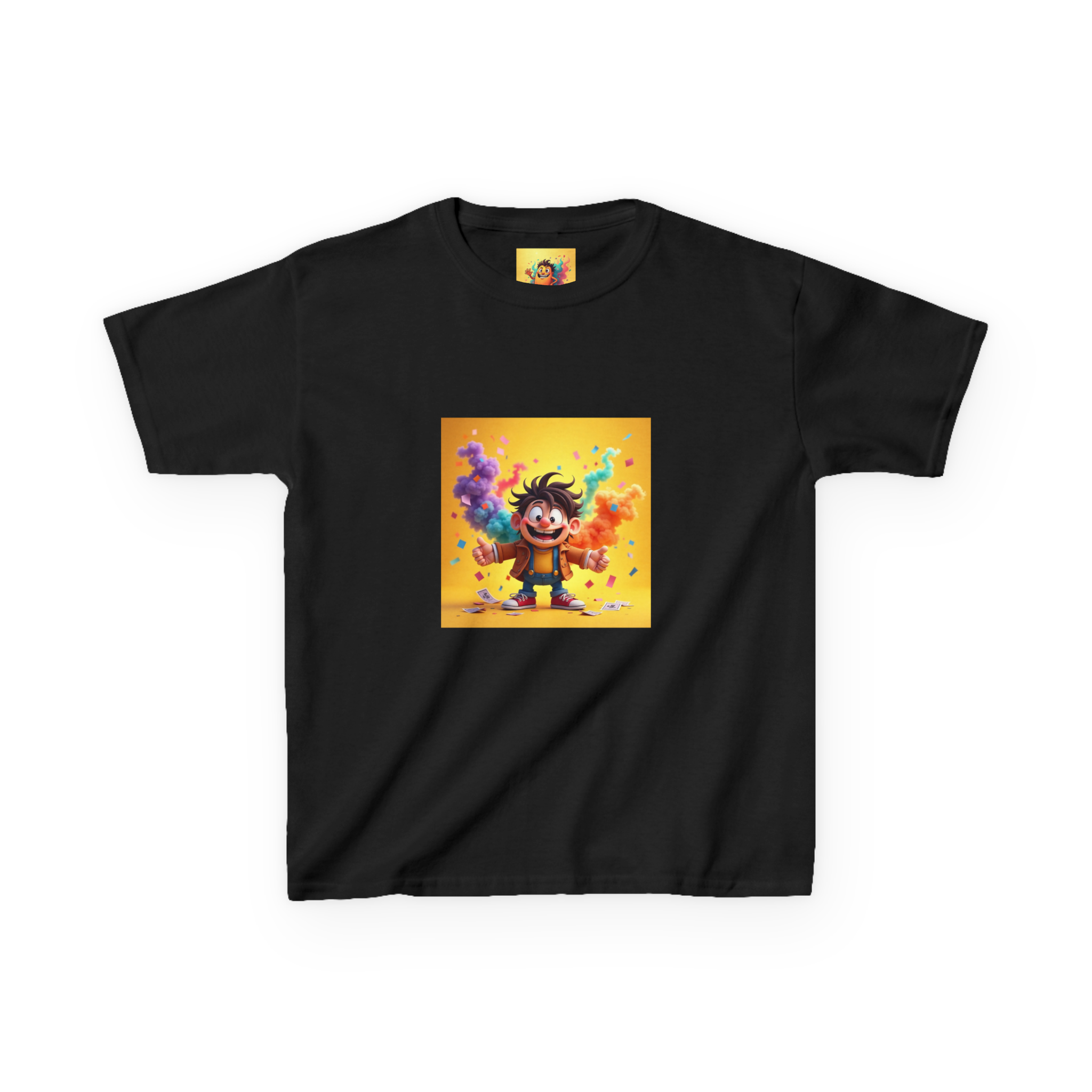 Kids Cartoon Character Graphic Tee – Fun Birthday Shirt