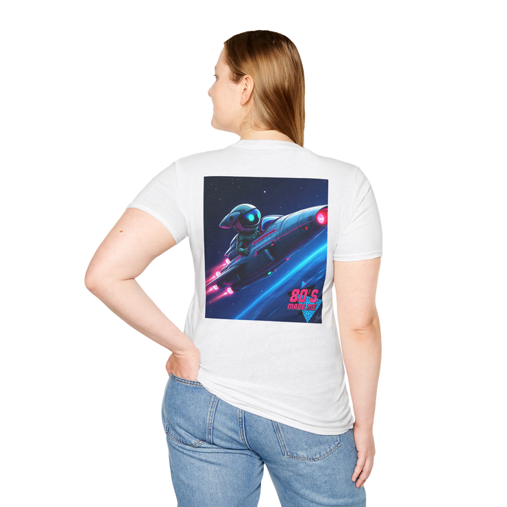 Retro 80s Sci-Fi Graphic Tee – Vintage Space T-Shirt