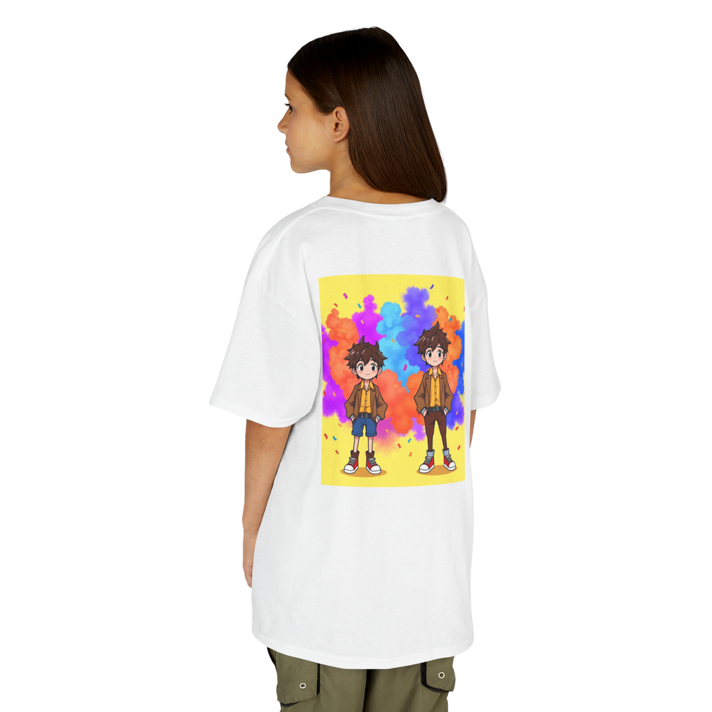 Kids Cartoon Character Graphic Tee – Fun Birthday Shirt