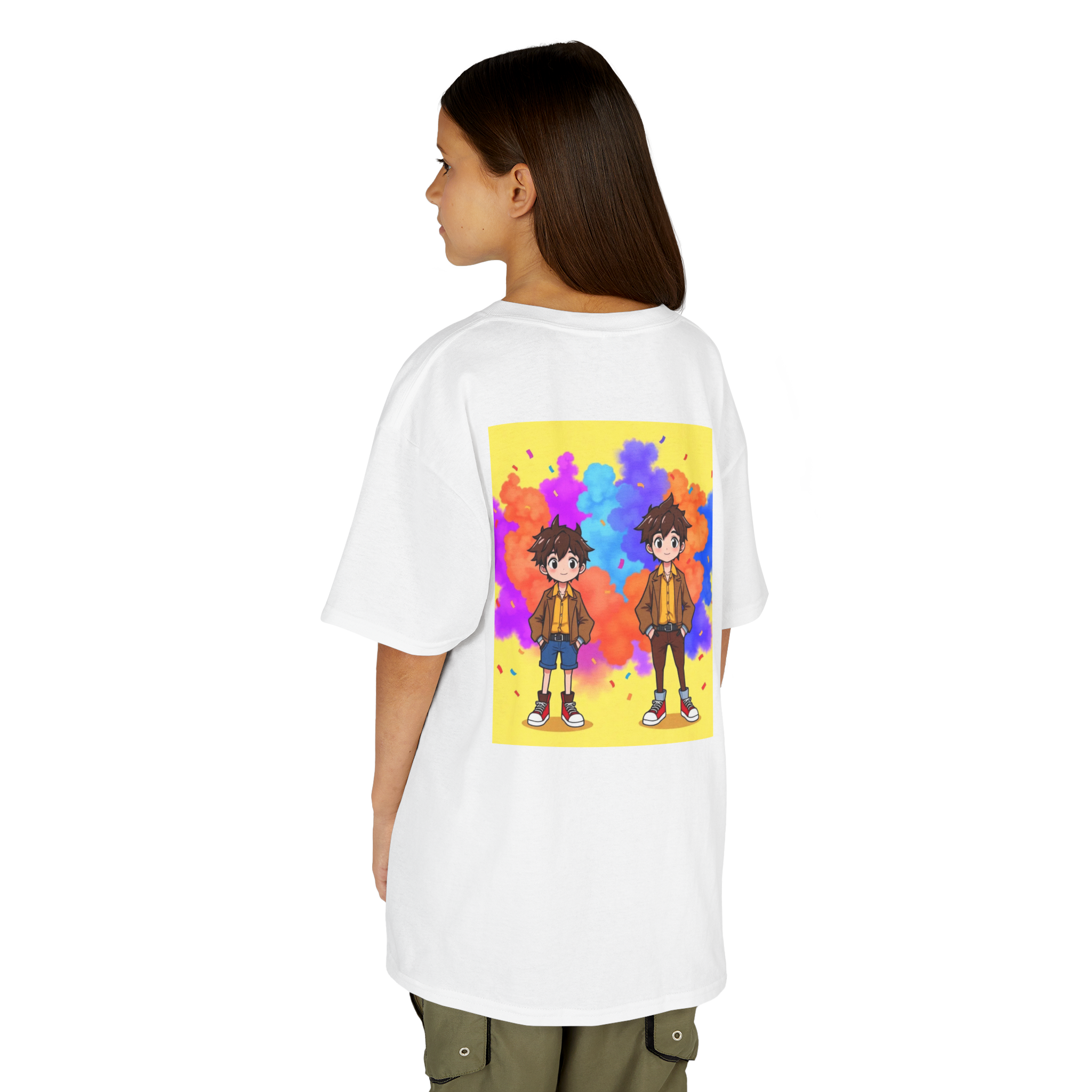 Kids Cartoon Character Graphic Tee – Fun Birthday Shirt