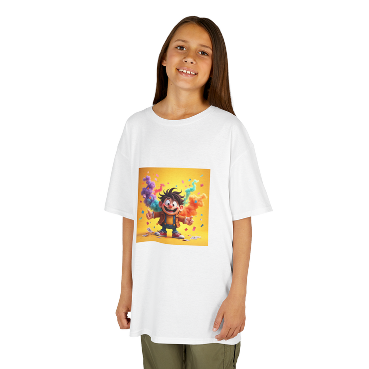 Kids Cartoon Character Graphic Tee – Fun Birthday Shirt