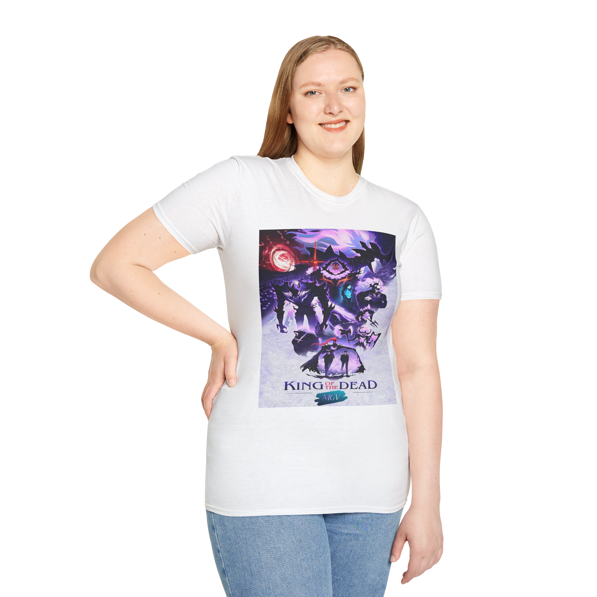 King of the Dead Graphic Tee – Gamer Halloween Shirt