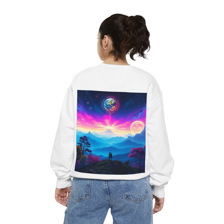 Sunset Romance Sweatshirt – Boho Mountain Pullover