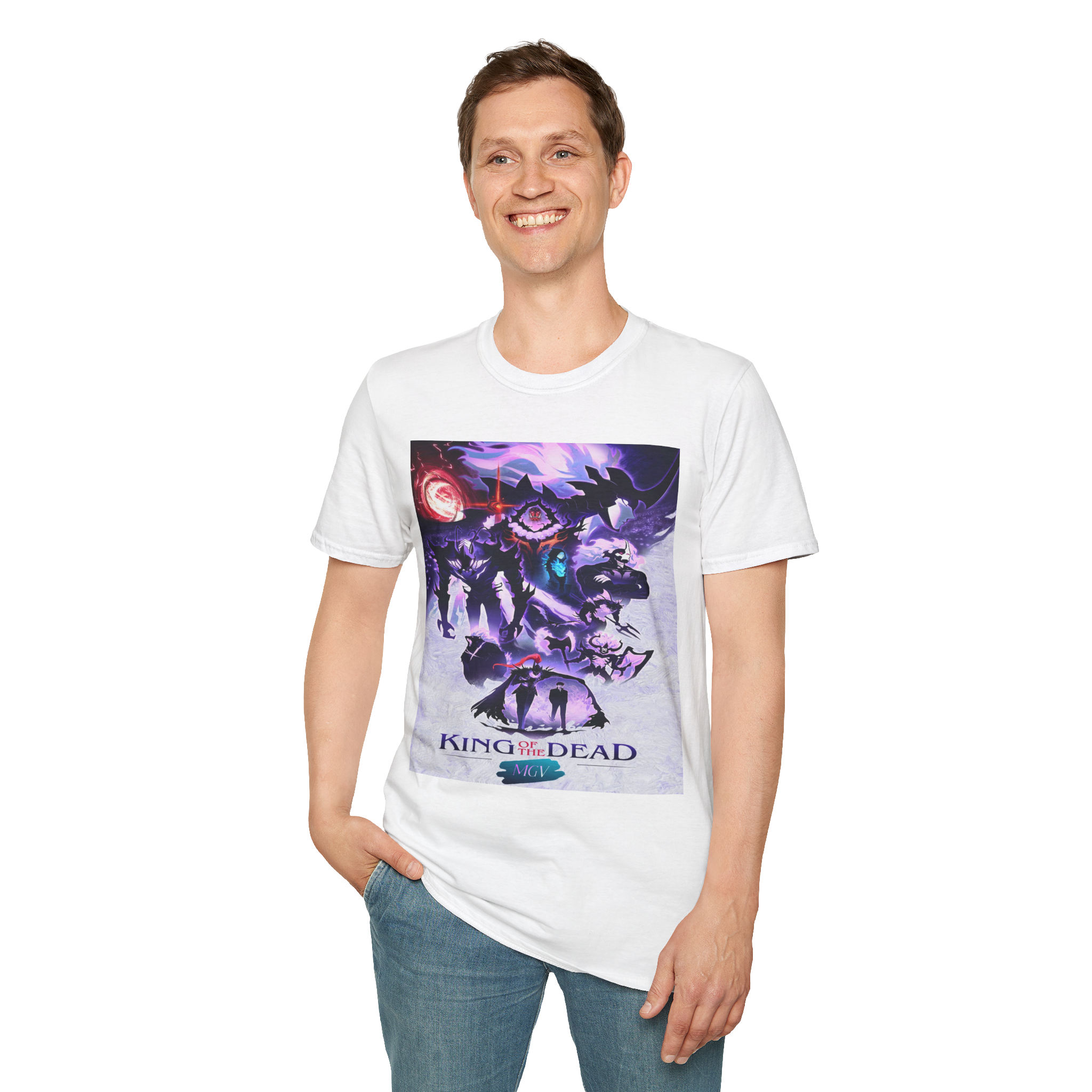 King of the Dead Graphic Tee – Gamer Halloween Shirt