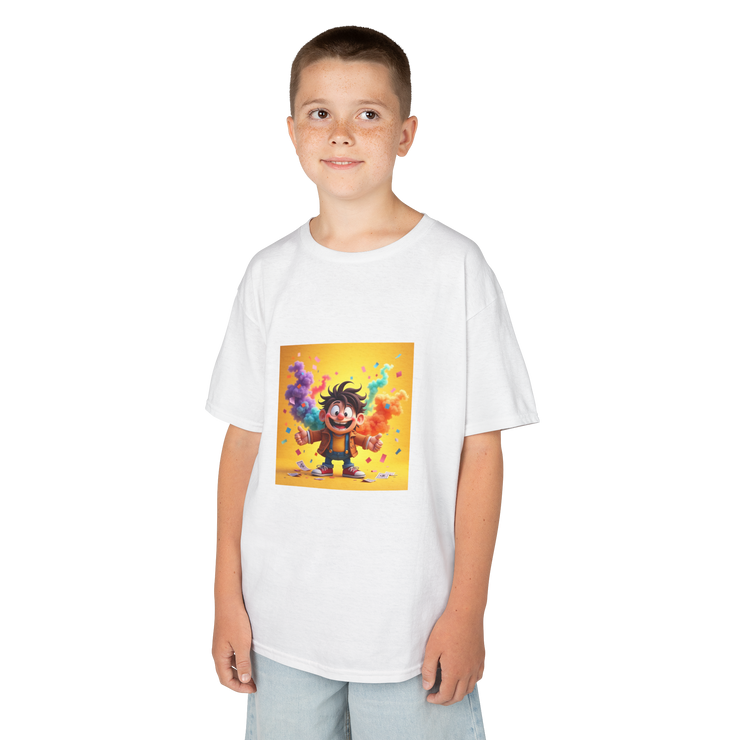 Kids Cartoon Character Graphic Tee – Fun Birthday Shirt
