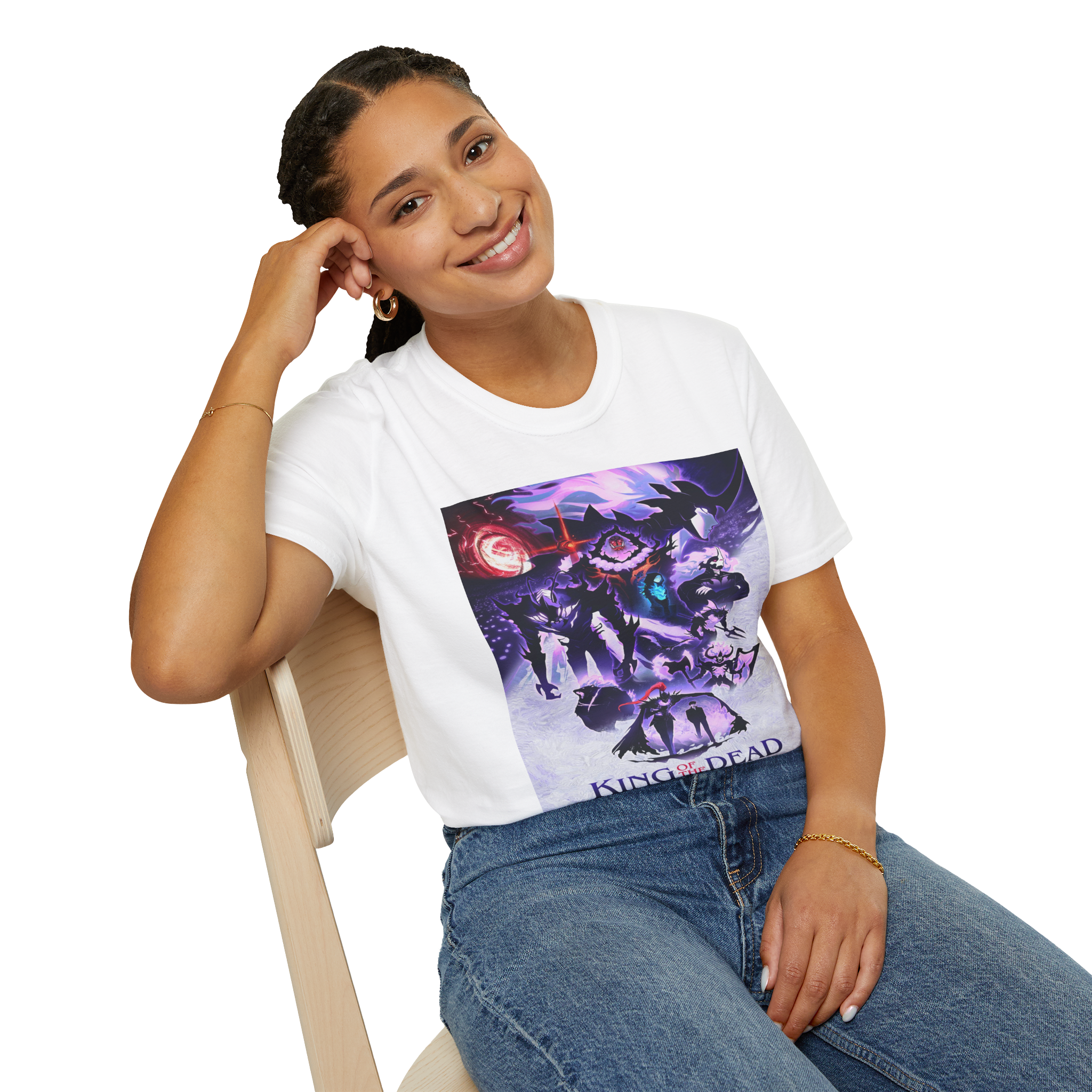 King of the Dead Graphic Tee – Gamer Halloween Shirt
