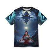 Shiv & Parvati Saadhana Spiritual Tee – Cut & Sew Top