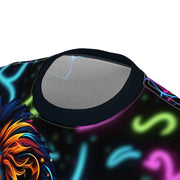 Neon colorful design on a black background