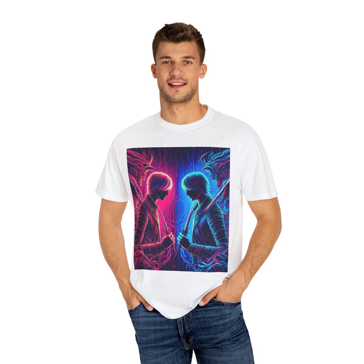 Devil May Cry Dante & Nero Fight Unisex Tee